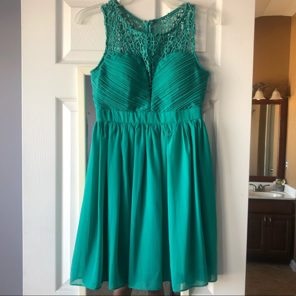 Green Lace Dress
